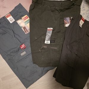 DickieMen's Cargo Pants in Black and Dark Gray